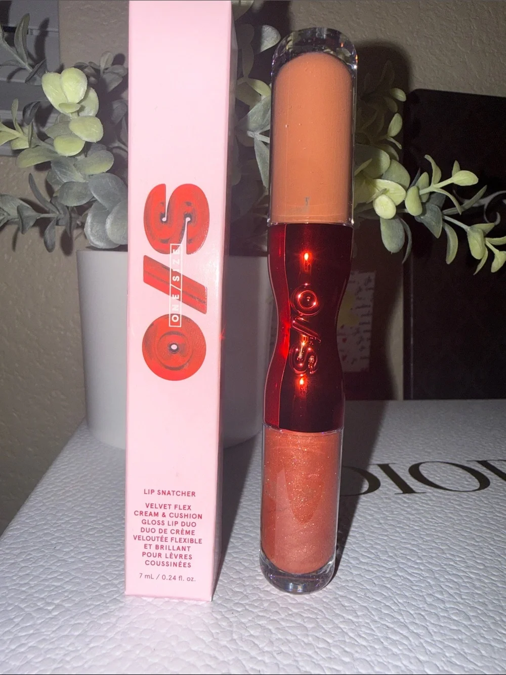 ONE/SIZE Lip Snatcher Peach & Shimmer Gloss Duo